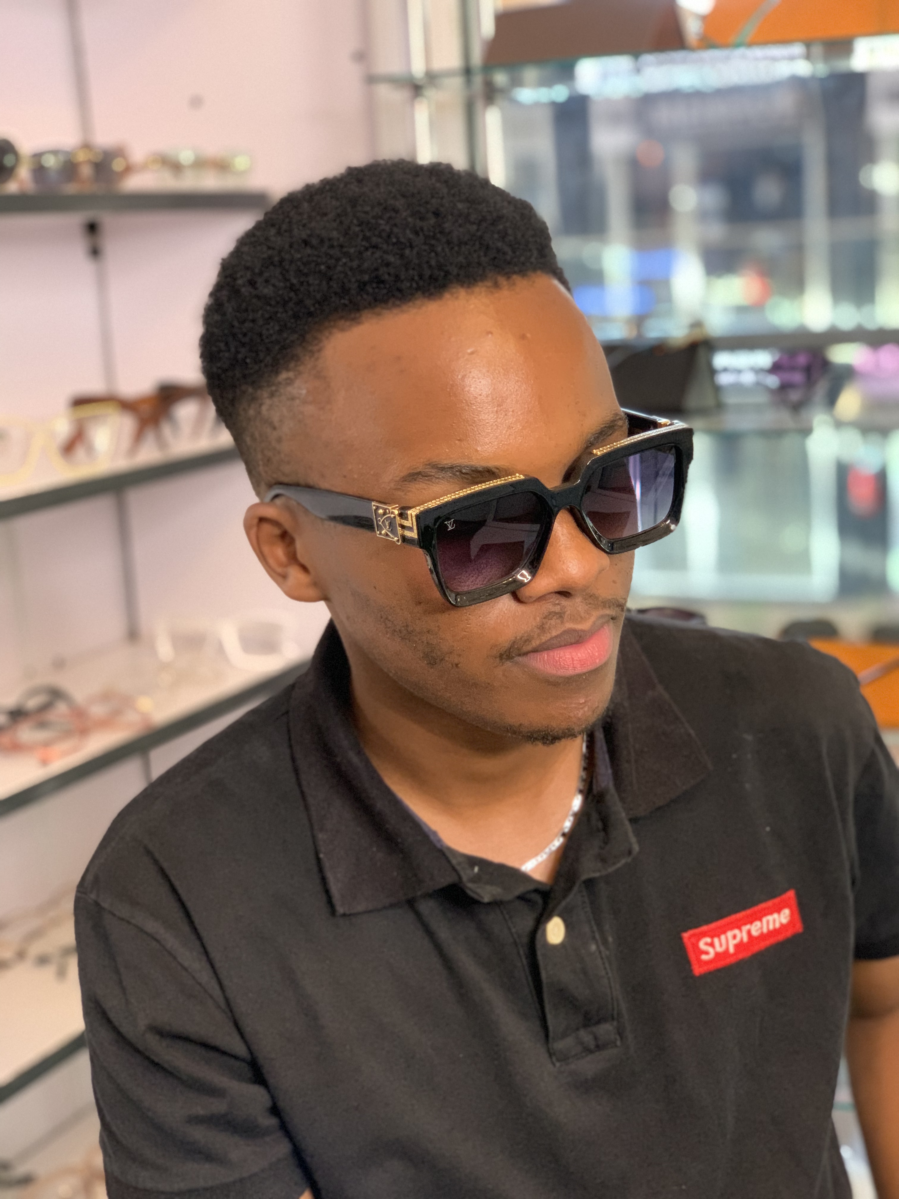 AD-529 LV black men sunglasses 