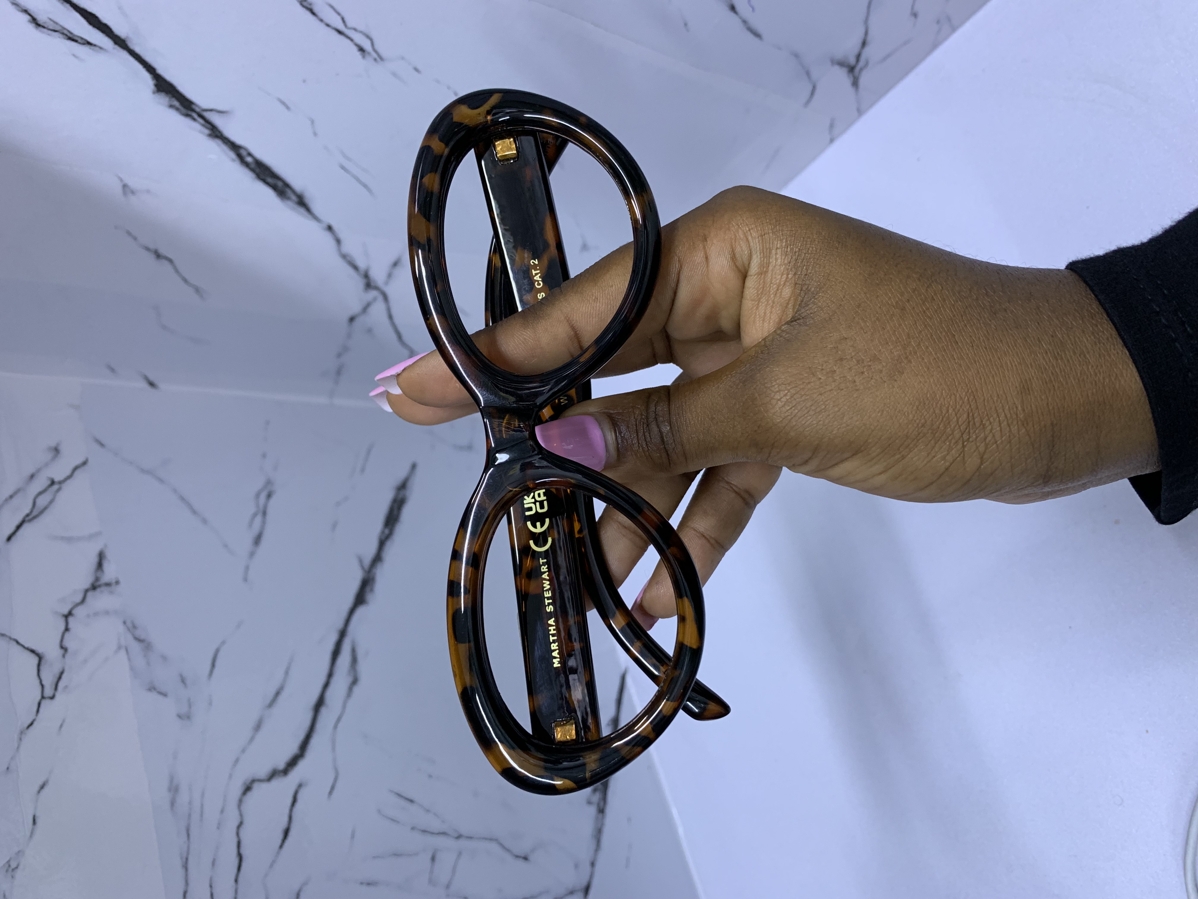 AD-201 Oval Animal Print glasses
