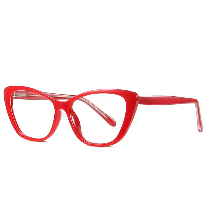 AD-338 Red Cat Eye Optical Frames